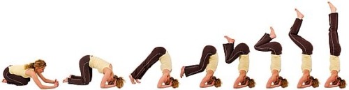 headstand yoga pose
